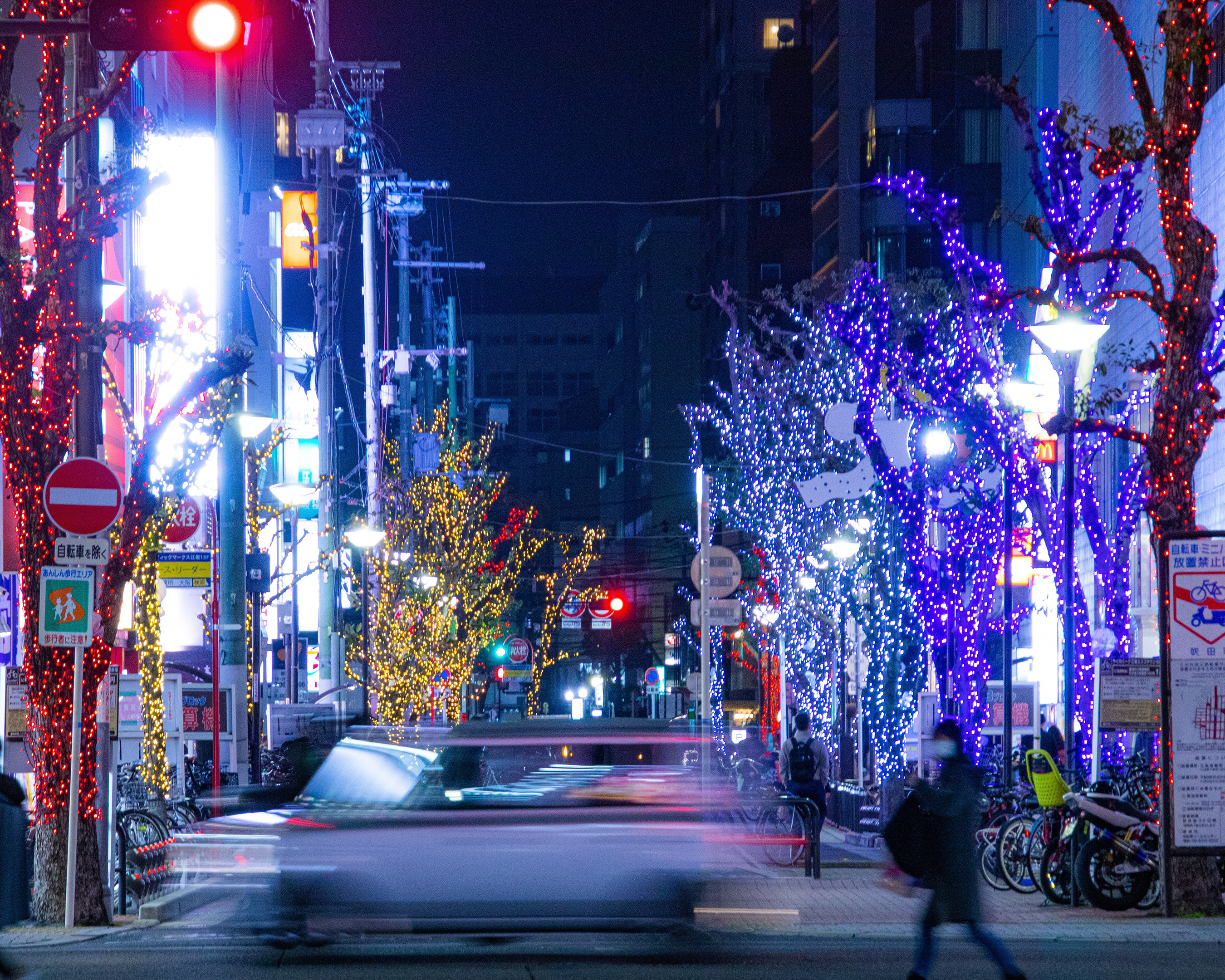 写真：江坂エスコタウンイルミネーションの写真