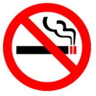 イラスト：喫煙禁止マーク