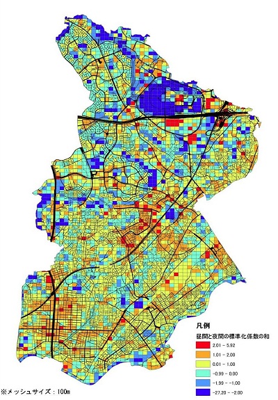 地図：熱環境マップ