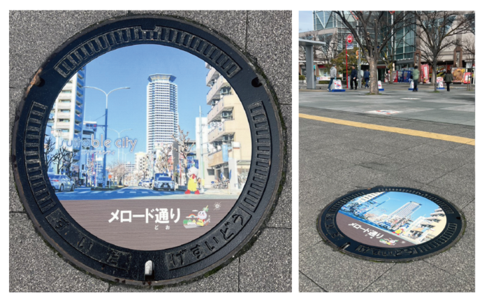 メロード通りの設置場所