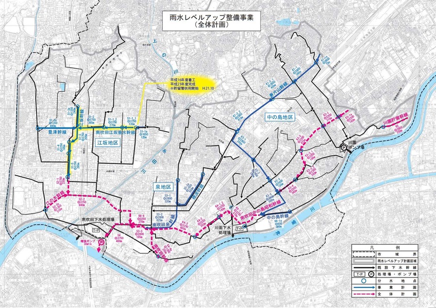 レベルアップ整備事業全体計画図