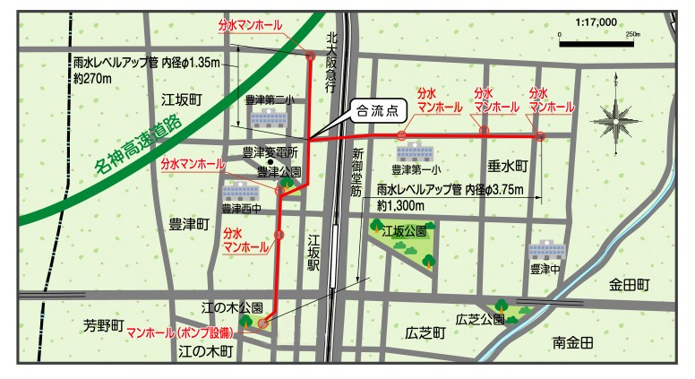 豊津工区　計画地図