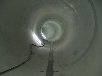 写真：雨水レベルアップ管