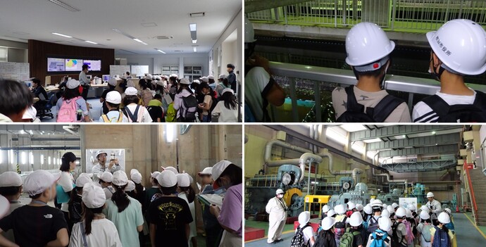 見学の様子の写真