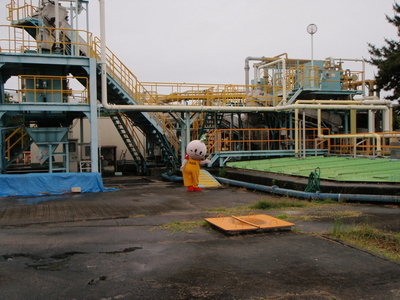 写真：汚泥濃縮槽とすいたん