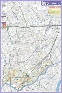 地図：内水ハザードマップ