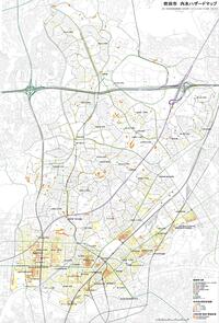 地図：吹田市内水ハザードマップ
