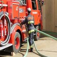 写真：消防隊の訓練の様子6