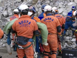 写真：大阪府下国際消防救助隊合同訓練3