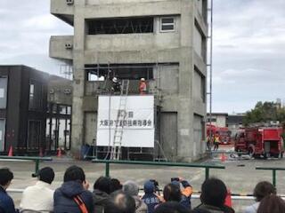 写真：大阪府下警防技術指導会10