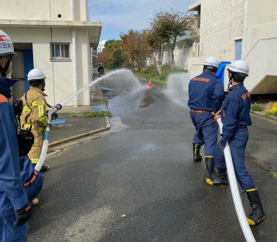 写真：放水の様子2