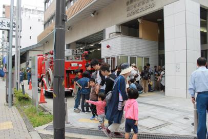 写真：消防署開放DAYの様子2