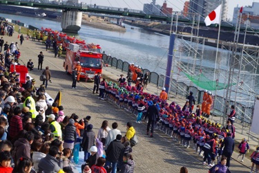 写真：幼年出初式