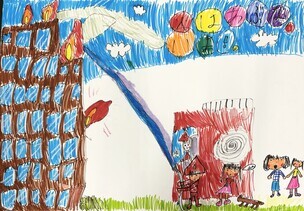 写真：入選　藤白台小学校1年　小幡　千晴