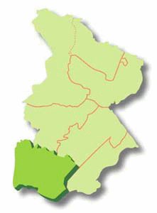 地図：豊津・江坂・南吹田地域の位置