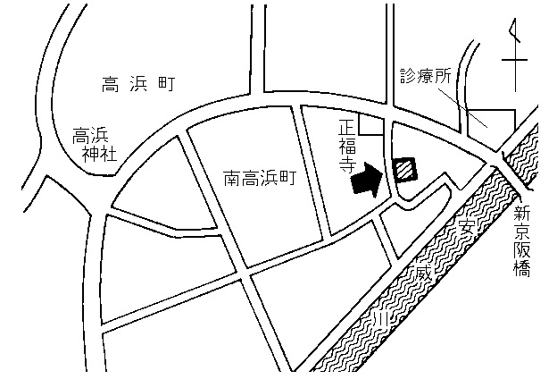 地図：神境町自治会館周辺
