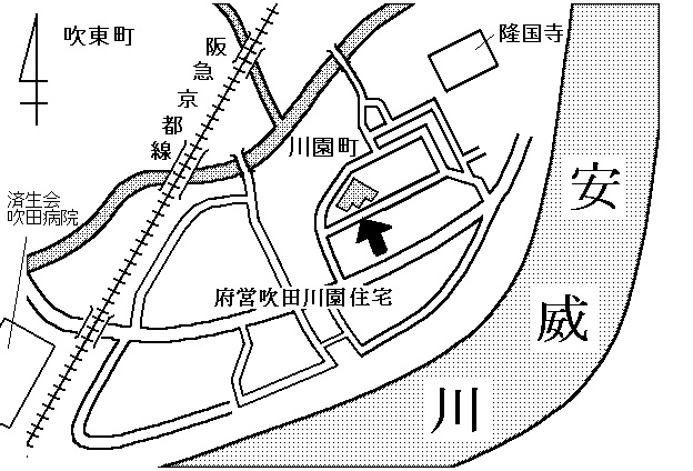 第112投票所の地図