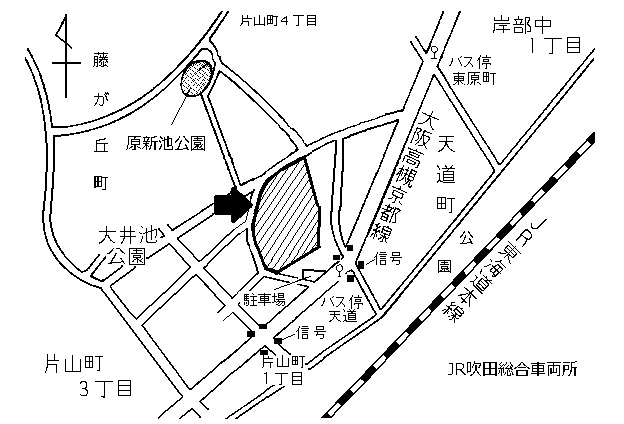 第132投票所の地図