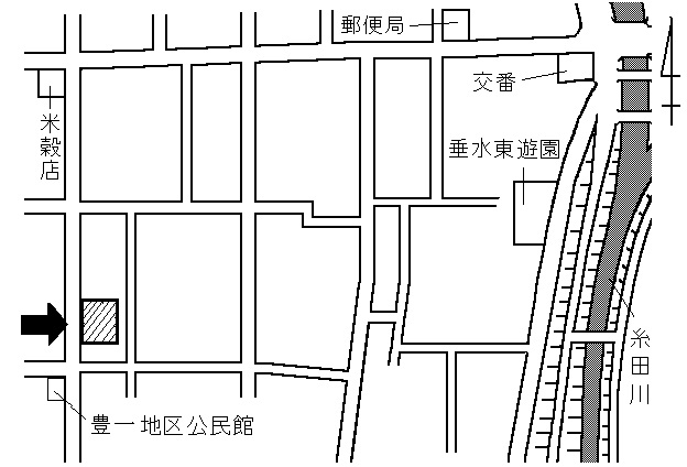 地図：垂水会館周辺