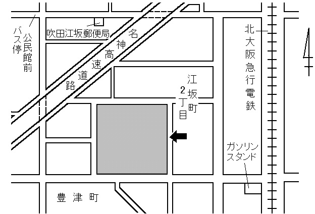 地図：豊津第二小学校周辺