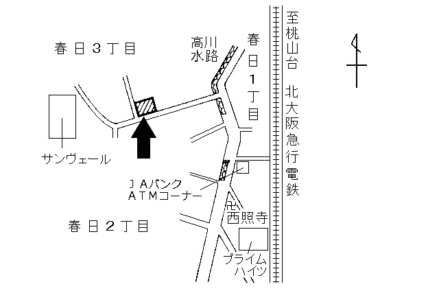 第154投票所の地図