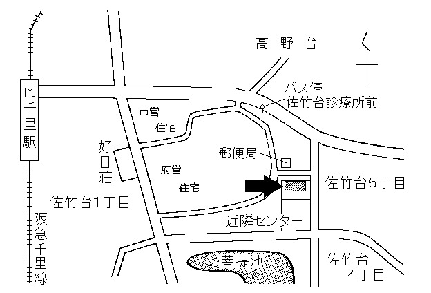 第161投票区の地図