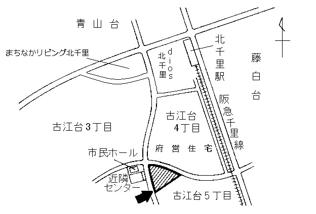 第167投票所の地図