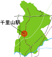 地図：千里山駅周辺