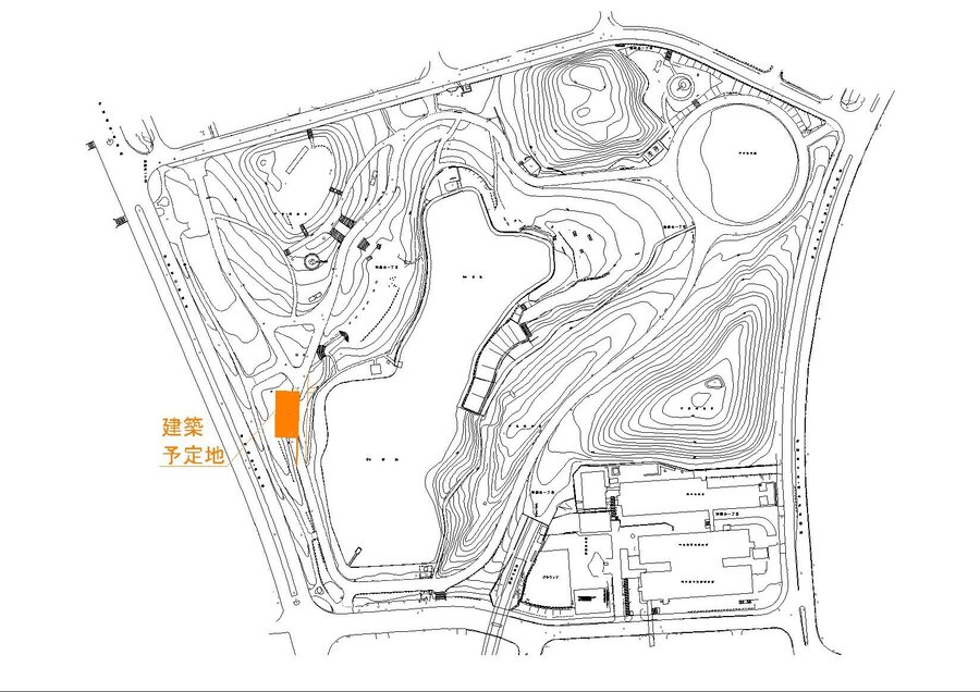 地図：駐車場平面図