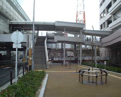 写真：山田駅モノレールデッキ1