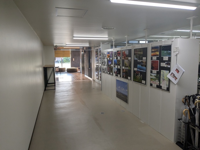 写真：作品展の1面
