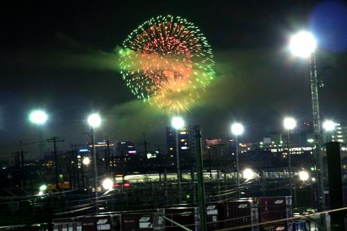 写真：吹田の淀川花火