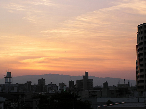 写真：夕景