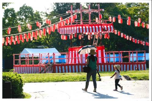 写真：祭りの準備良し