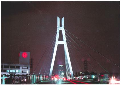 写真：高浜橋夜景