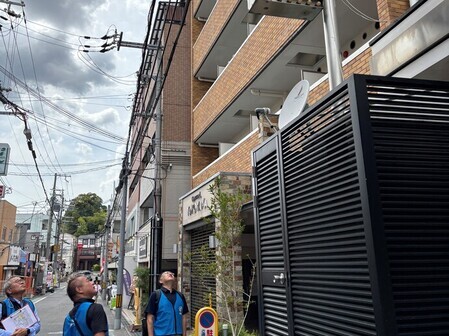 令和7年度屋外広告物適正化旬間の様子