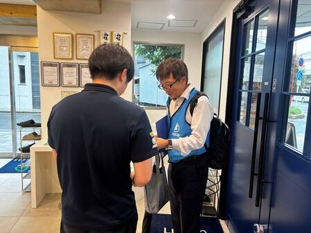 令和8年度屋外広告物適正化旬間の様子