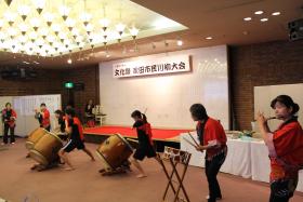 写真:和太鼓演奏の催し