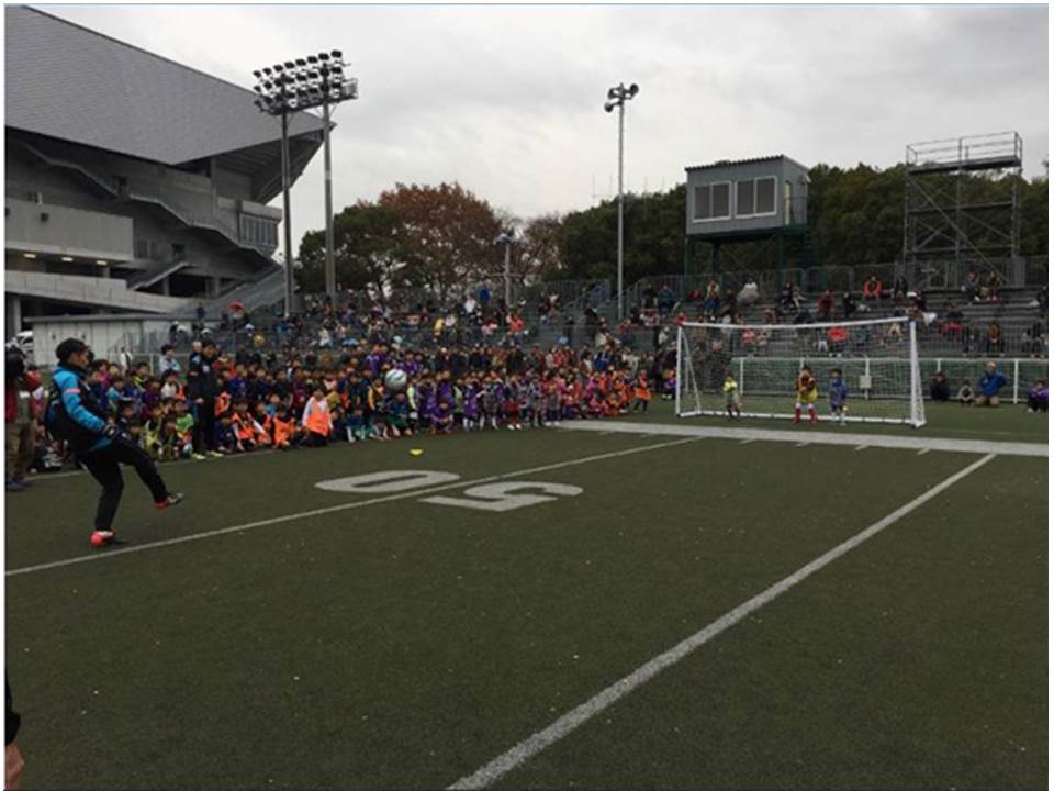 写真：子どもサッカーフェスタinすいた