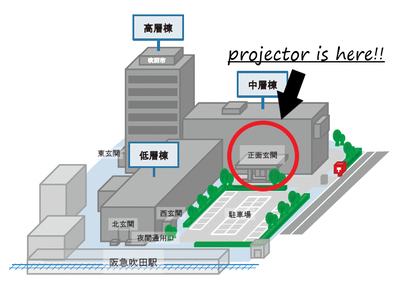 イラスト：庁内案内図