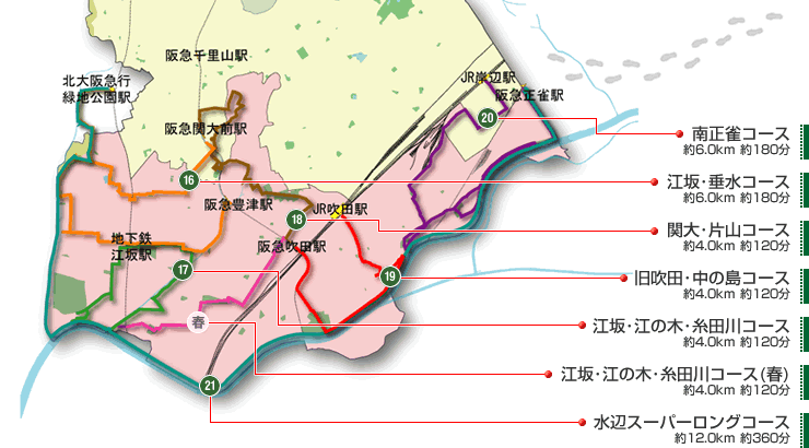 地図：南エリア