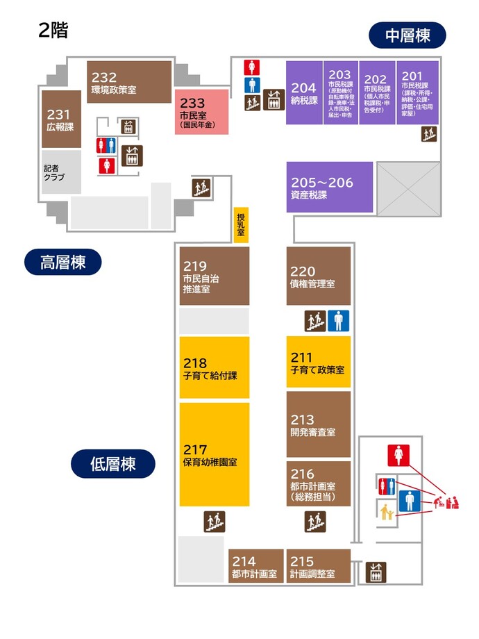 イラスト：2階平面図
