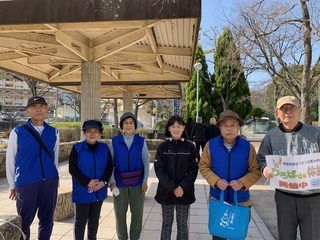 写真：山田西第2公園での活動の様子