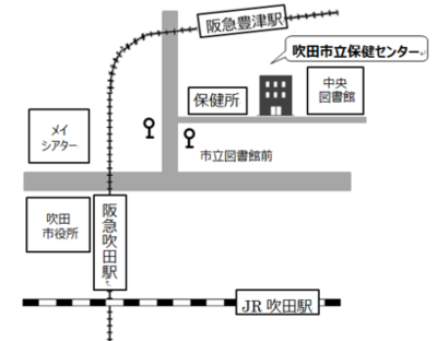 地図：保健センター