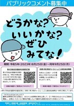 パブリックコメント周知チラシ