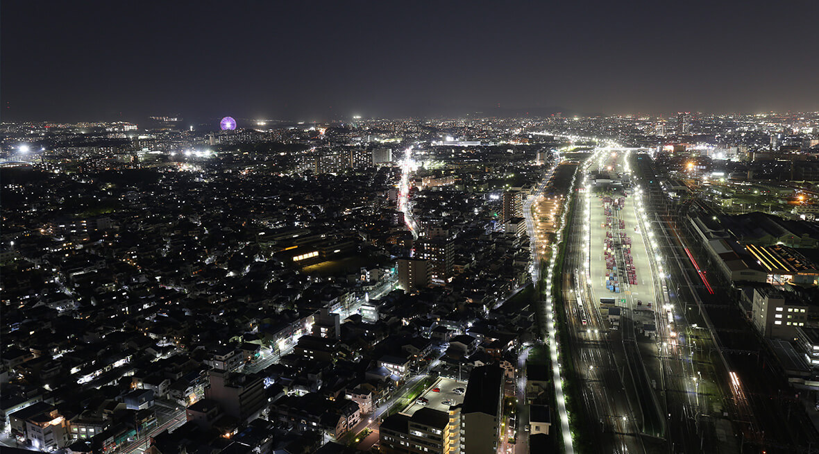 写真：吹田市の夜景