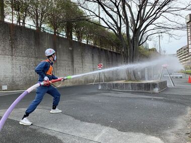 写真：ポンプ車操法訓練4