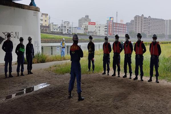 写真：水難救助訓練7