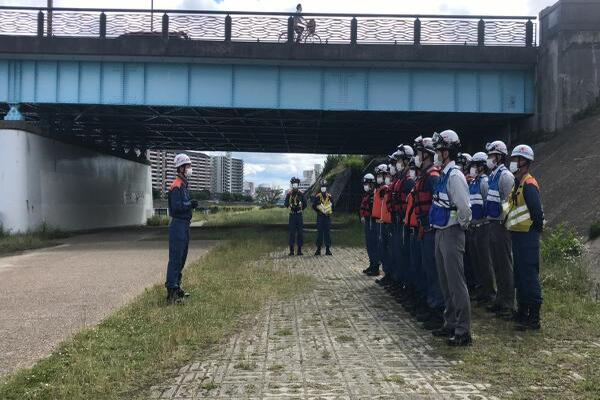 写真：水難救助訓練8