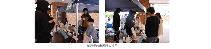 大阪学院大学岸辺祭の出展時の様子